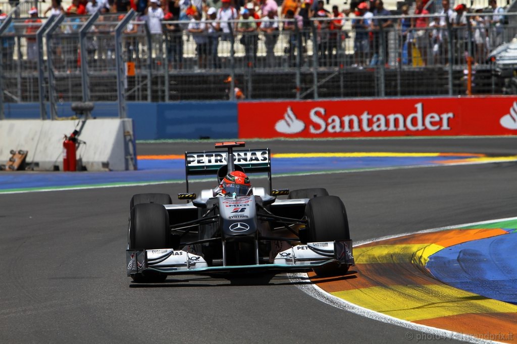 GP Europa, Gara, Michael Schumacher (GER), Mercedes GP  F1 Team, MGP W01 