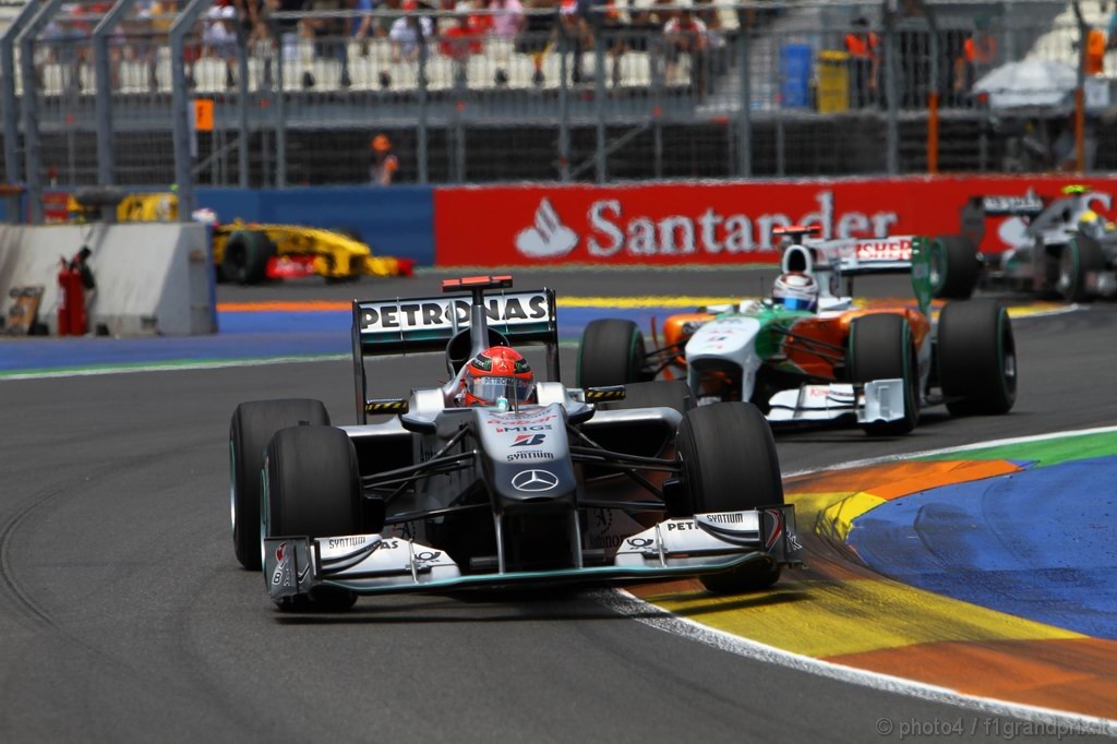 GP Europa, Gara, Michael Schumacher (GER), Mercedes GP  F1 Team, MGP W01 