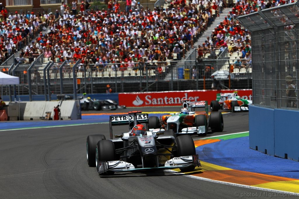 GP Europa, Gara, Michael Schumacher (GER), Mercedes GP  F1 Team, MGP W01 
