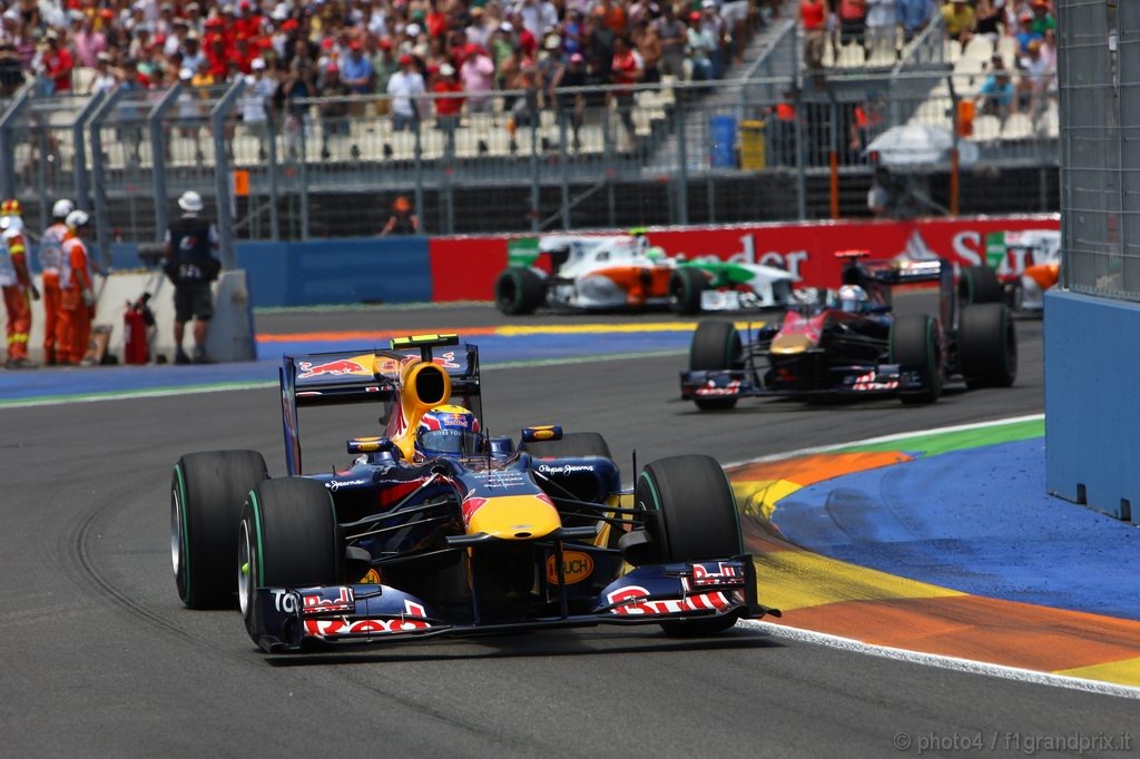 GP Europa, Gara, Mark Webber (AUS), Red Bull Racing, RB6 