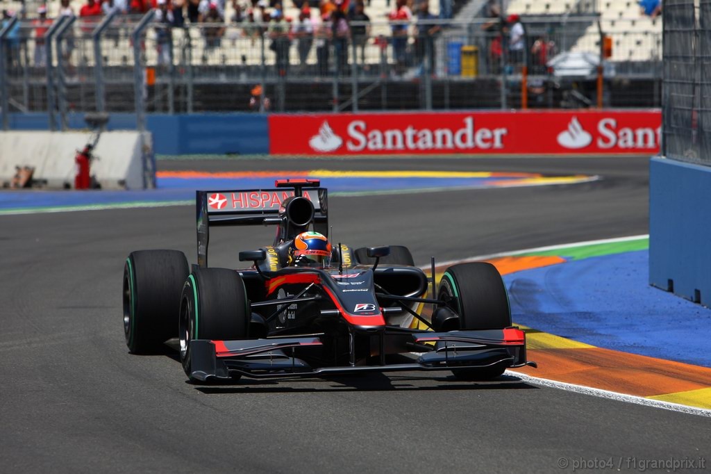 GP Europa, Gara, Karun Chandhok (IND), Hispania Racing F1 Team (HRT), F110 