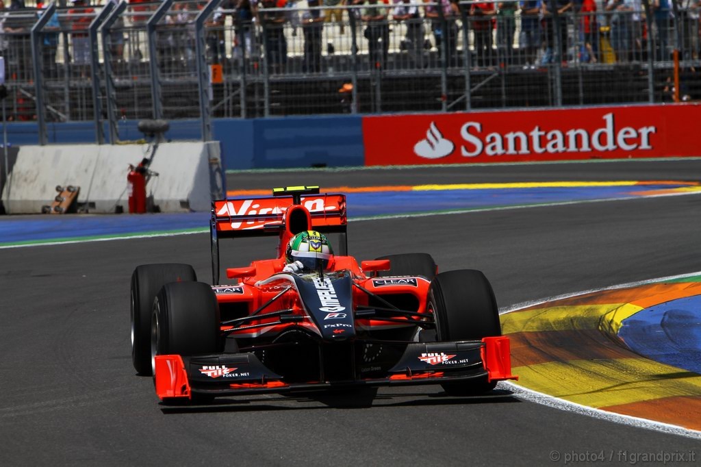 GP Europa, Gara, Lucas Di Grassi (BRA), Virgin Racing, VR-01 