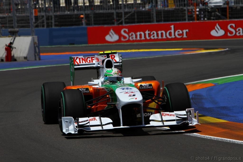 GP Europa, Gara, Vitantonio Liuzzi (ITA), Force India F1 Team, VJM03 