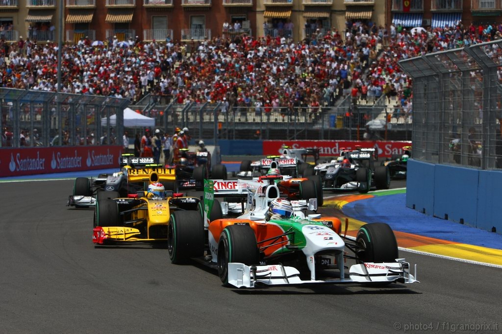 GP Europa, Gara, Adrian Sutil (GER), Force India F1 Team, VJM03 