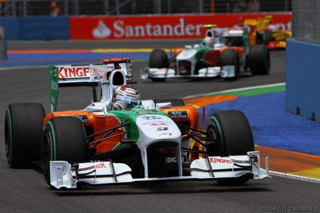 GP Europa, Gara, Adrian Sutil (GER), Force India F1 Team, VJM03 