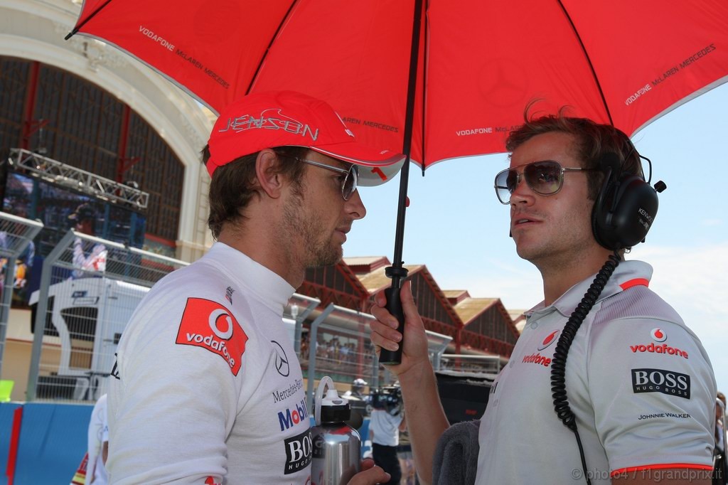 GP Europa, Gara, Jenson Button (GBR), McLaren  Mercedes, MP4-25 