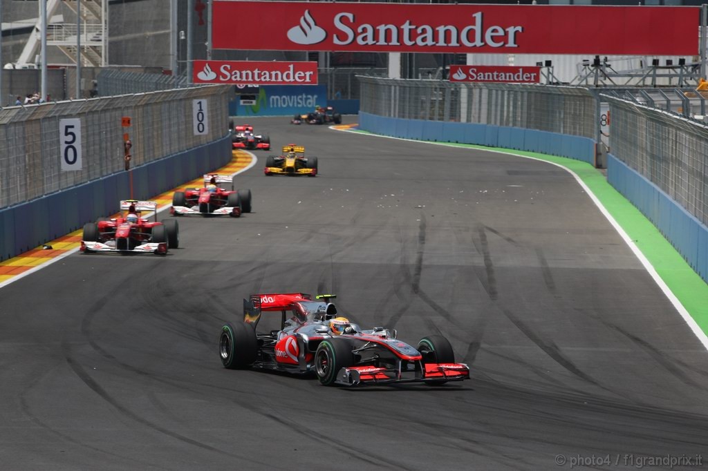 GP Europa, Gara, Lewis Hamilton (GBR), McLaren  Mercedes, MP4-25 
