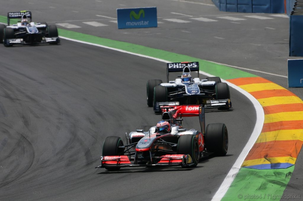 GP Europa, Gara, Jenson Button (GBR), McLaren  Mercedes, MP4-25 