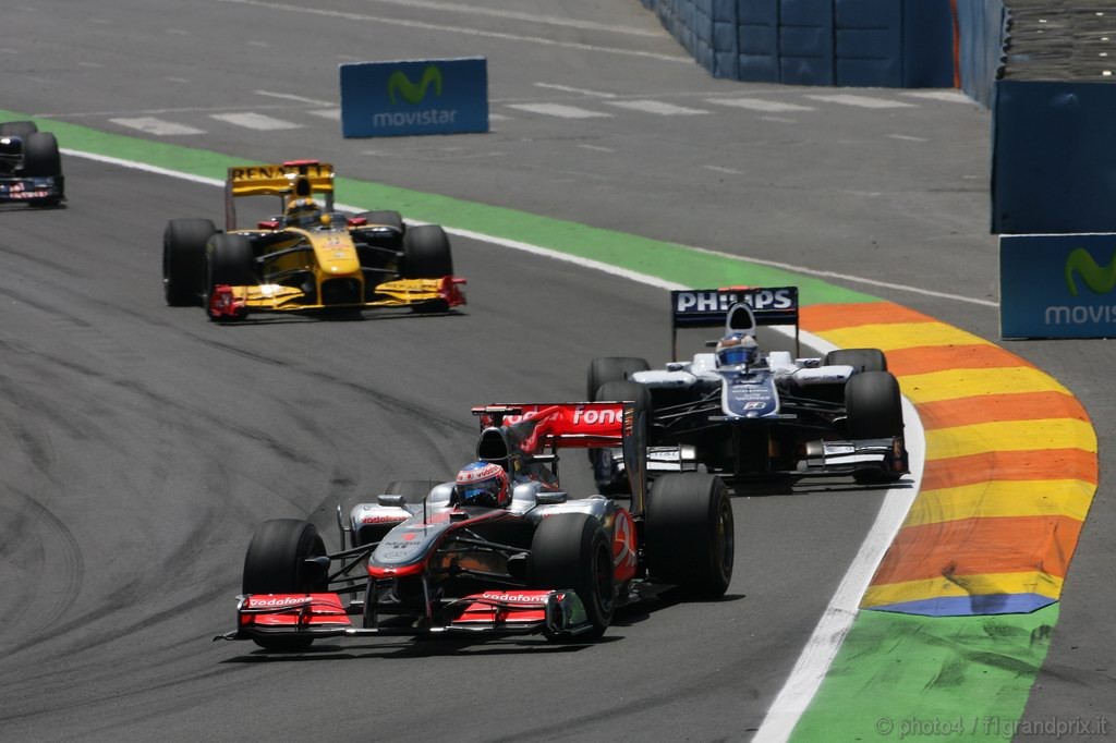 GP Europa, Gara, Jenson Button (GBR), McLaren  Mercedes, MP4-25 
