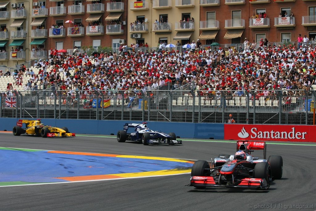 GP Europa, Gara, Jenson Button (GBR), McLaren  Mercedes, MP4-25 