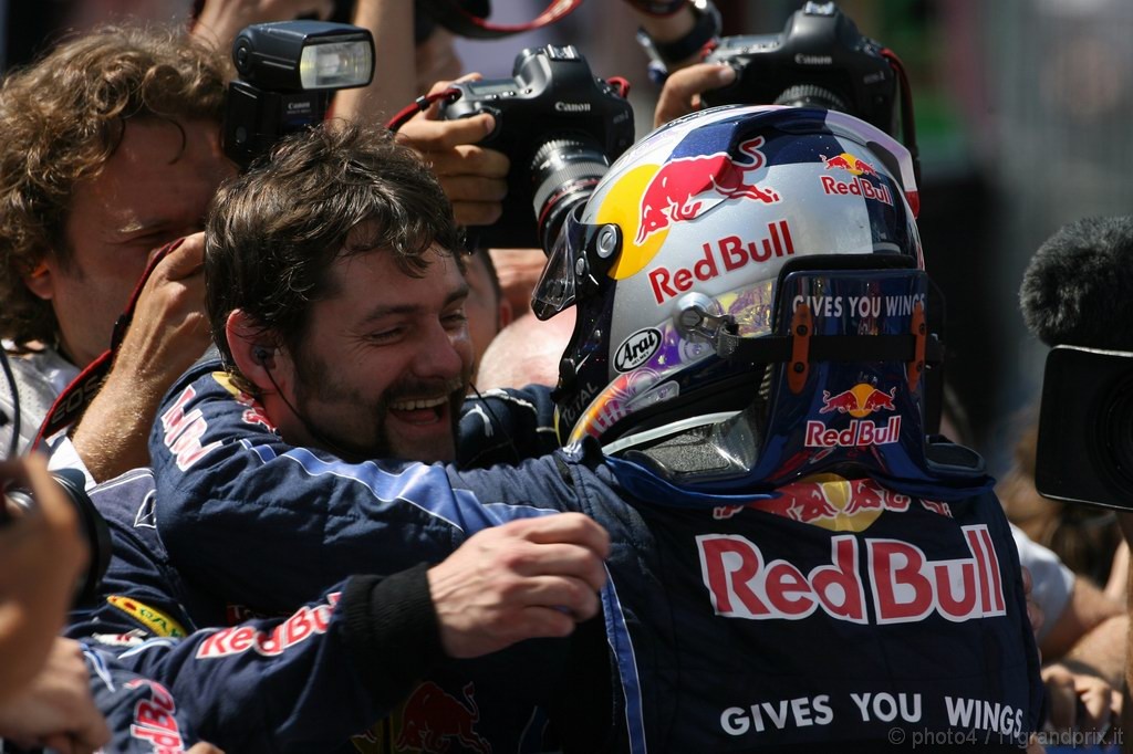 GP Europa, Gara, Sebastian Vettel (GER), Red Bull Racing, RB6 vincitore 