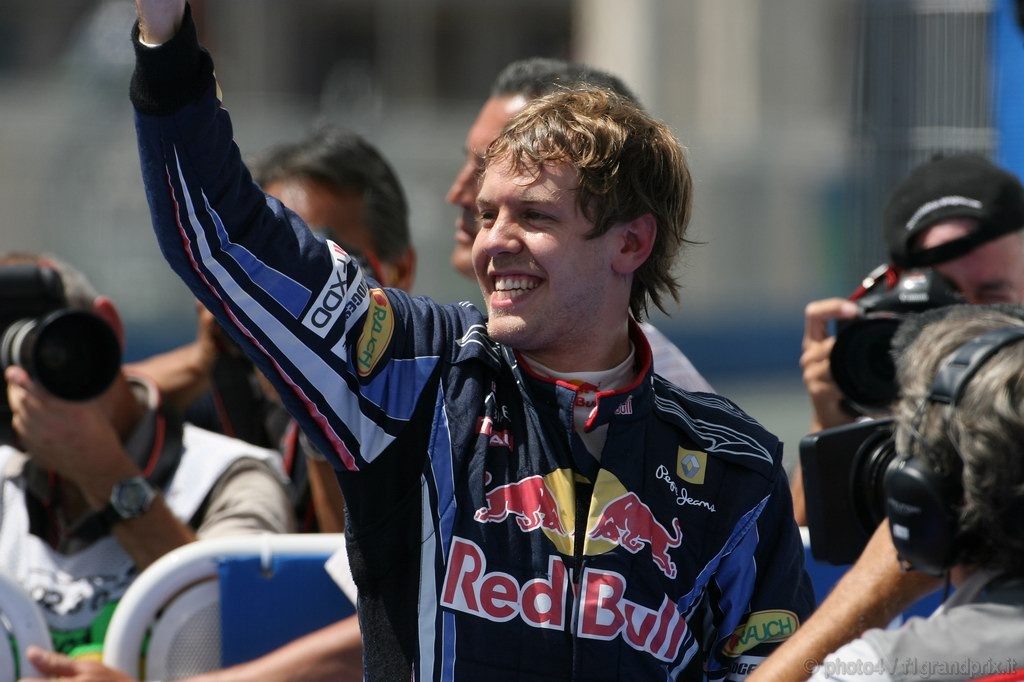 GP Europa, Gara, Sebastian Vettel (GER), Red Bull Racing, RB6 vincitore 