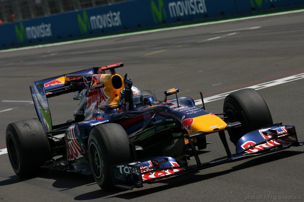GP Europa, Gara, Sebastian Vettel (GER), Red Bull Racing, RB6 