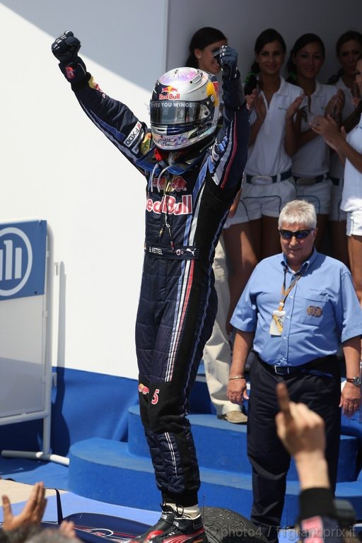 GP Europa, Gara, Sebastian Vettel (GER), Red Bull Racing, RB6 vincitore 