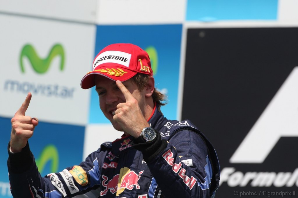 GP Europa, Gara, Sebastian Vettel (GER), Red Bull Racing, RB6 vincitore 
