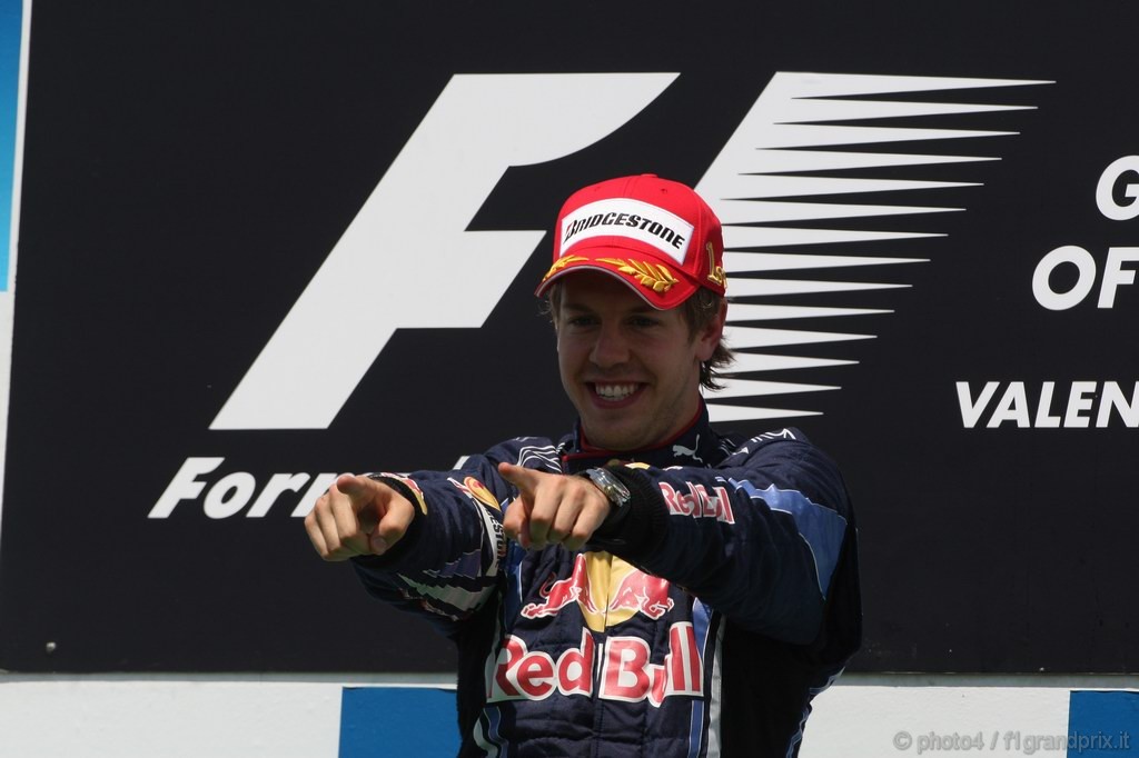GP Europa, Gara, Sebastian Vettel (GER), Red Bull Racing, RB6 vincitore 