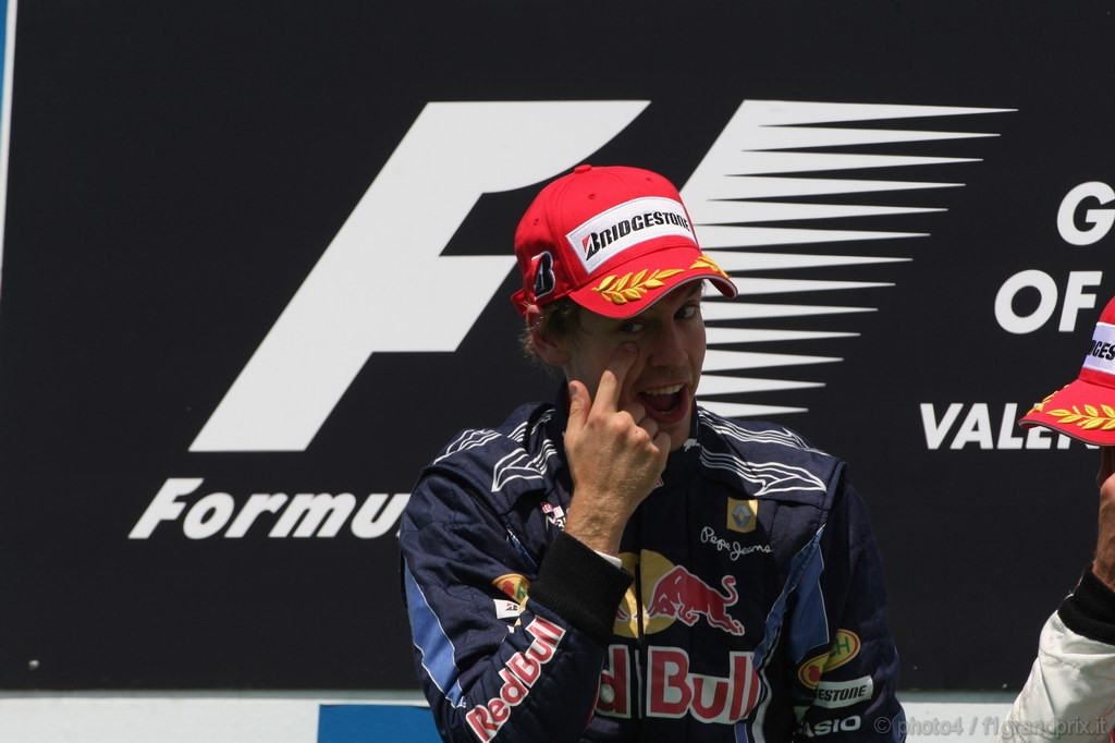 GP Europa, Gara, Sebastian Vettel (GER), Red Bull Racing, RB6 vincitore 