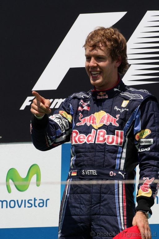 GP Europa, Gara, Sebastian Vettel (GER), Red Bull Racing, RB6 vincitore 