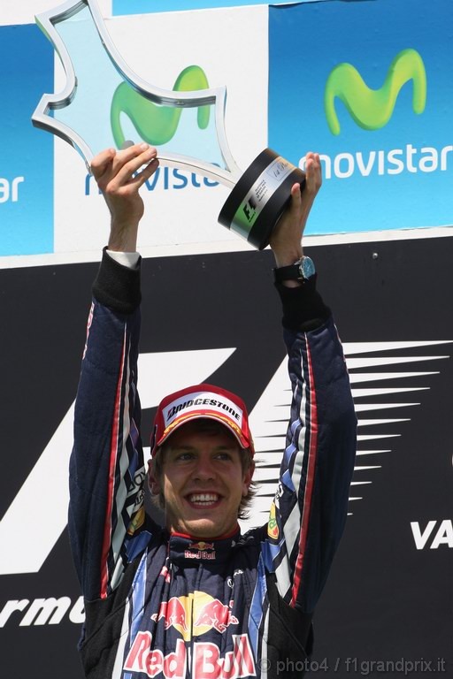 GP Europa, Gara, Sebastian Vettel (GER), Red Bull Racing, RB6 vincitore 