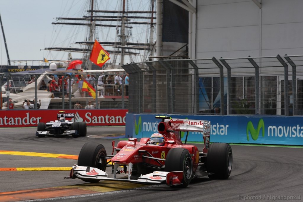 GP Europa, Gara, Fernando Alonso (ESP), Ferrari, F10 