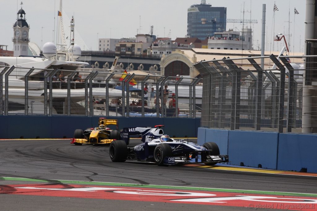 GP Europa, Gara, Rubens Barrichello (BRA), Williams, FW32 