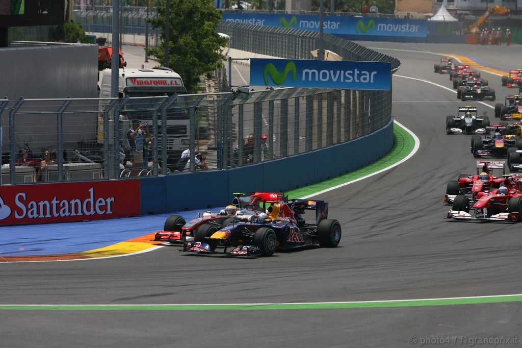 GP Europa, Gara, partenza 
