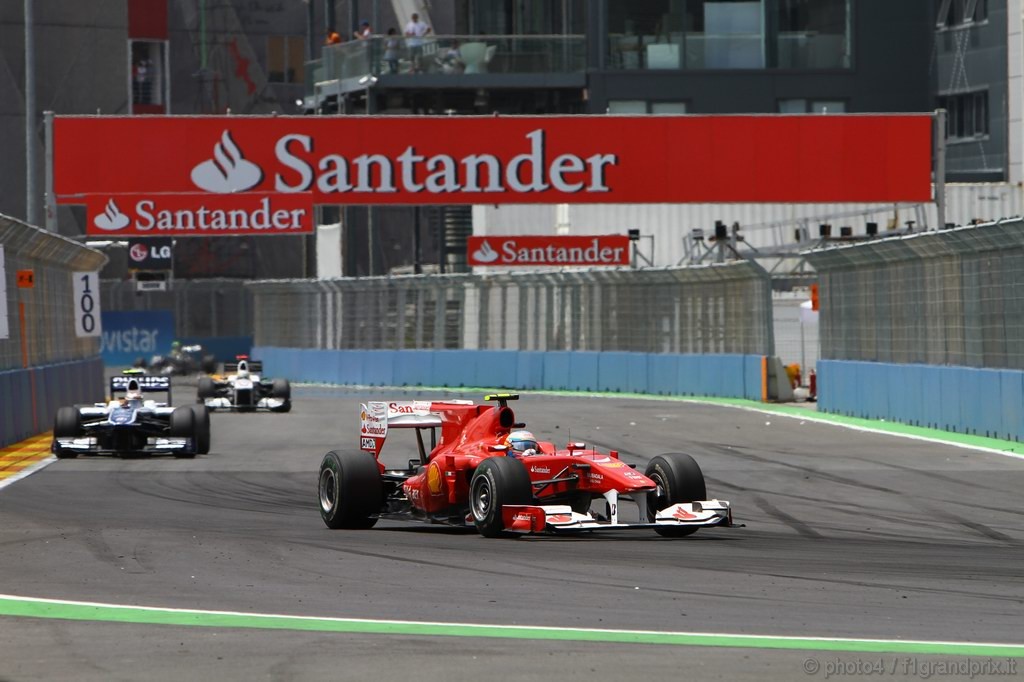 GP Europa, Gara, Fernando Alonso (ESP), Ferrari, F10 