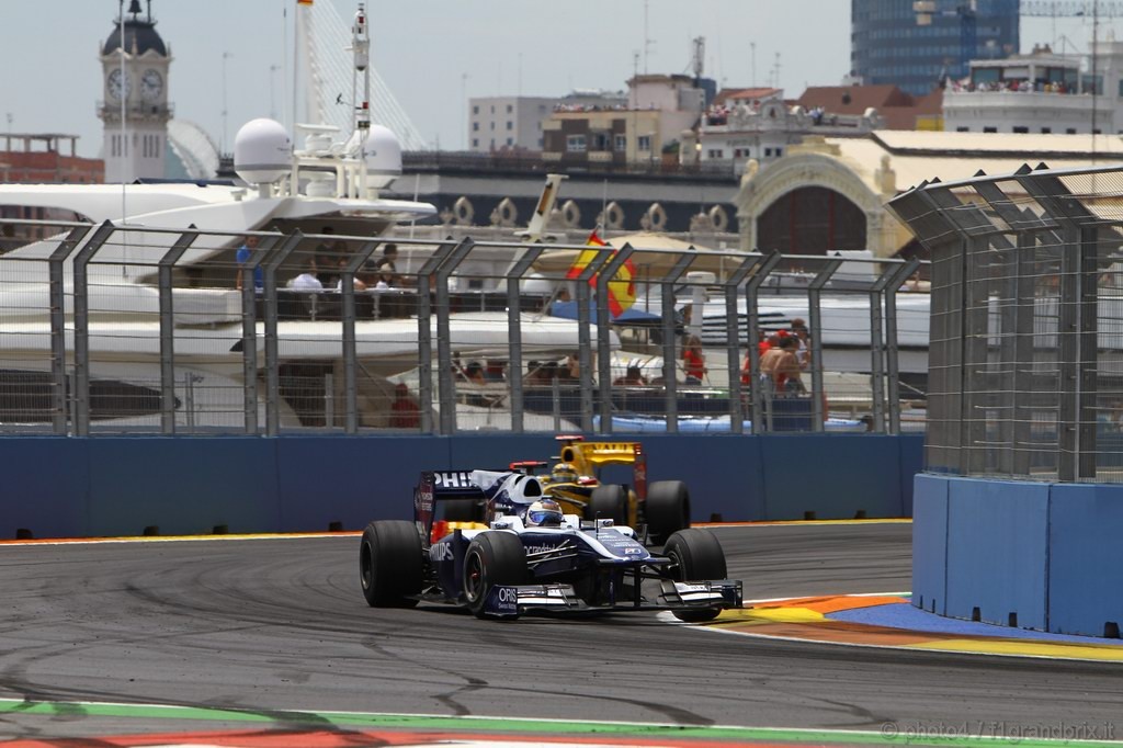 GP Europa, Gara, Rubens Barrichello (BRA), Williams, FW32 