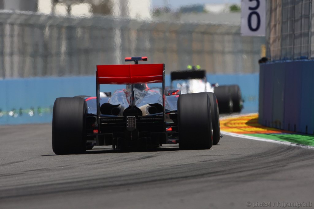 GP Europa, Gara, Jenson Button (GBR), McLaren  Mercedes, MP4-25 