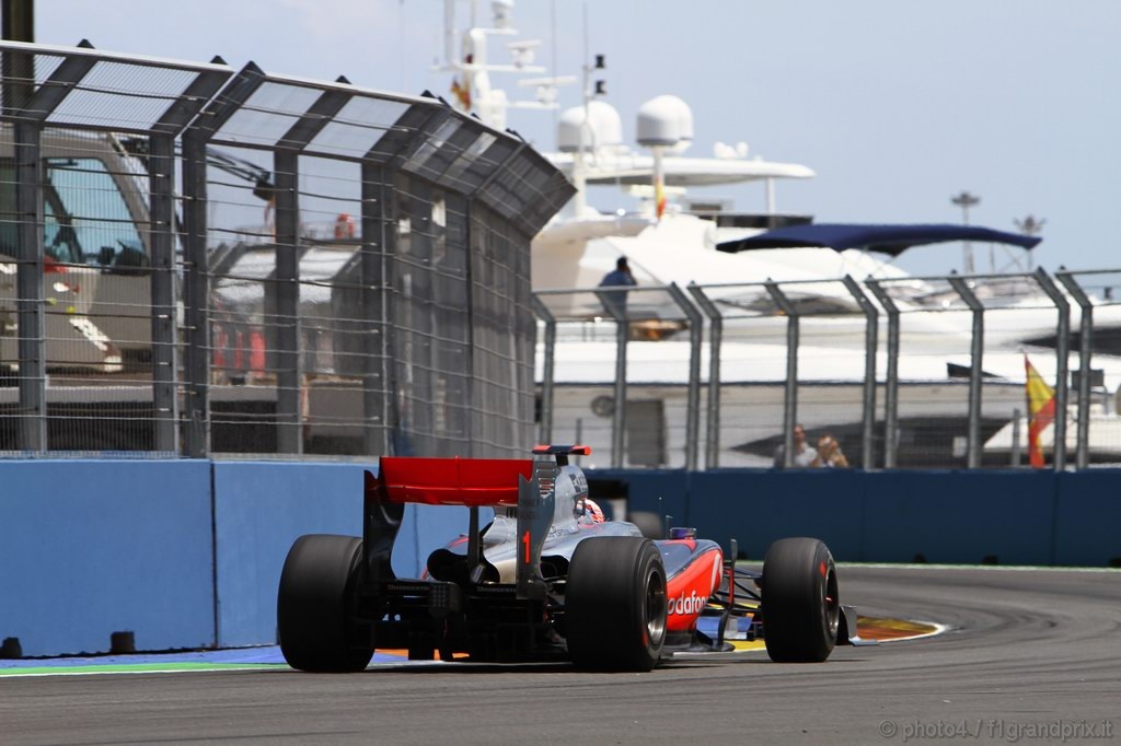GP Europa, Gara, Jenson Button (GBR), McLaren  Mercedes, MP4-25 
