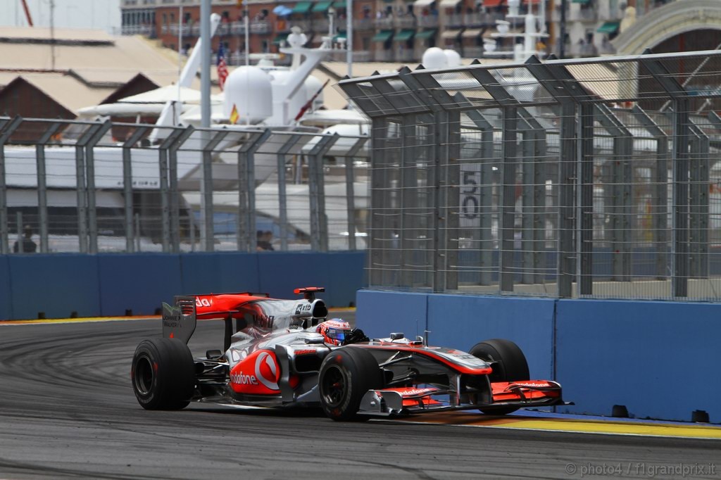 GP Europa, Gara, Jenson Button (GBR), McLaren  Mercedes, MP4-25 