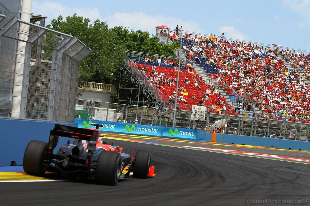 GP Europa, Gara, Lucas Di Grassi (BRA), Virgin Racing, VR-01 