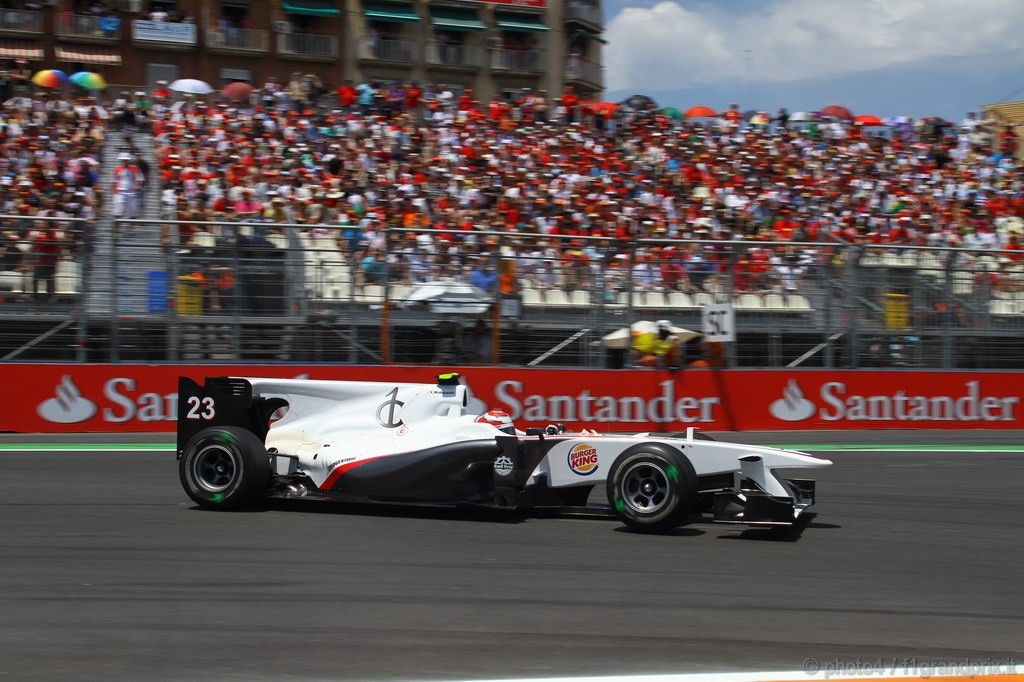 GP Europa, Gara, Kamui Kobayashi (JAP), BMW Sauber F1 Team, C29 