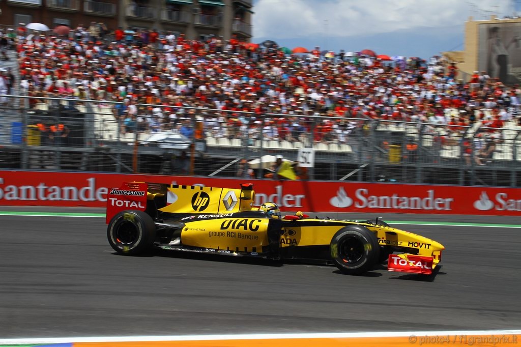 GP Europa, Gara, Robert Kubica (POL), Renault F1 Team, R30 