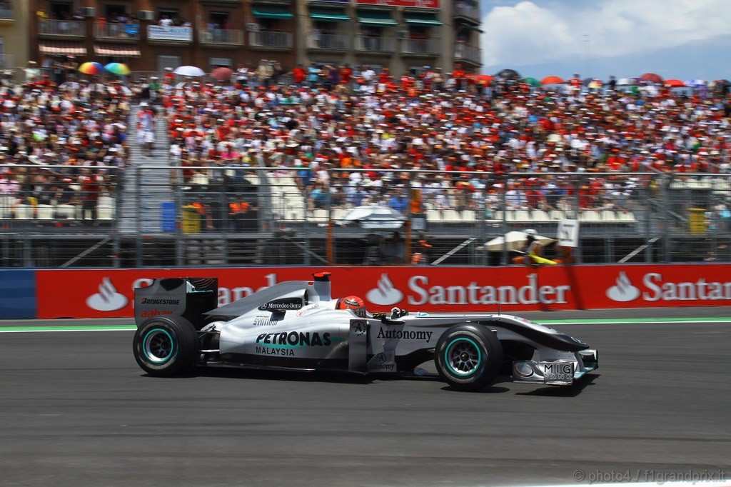 GP Europa, Gara, Michael Schumacher (GER), Mercedes GP  F1 Team, MGP W01 