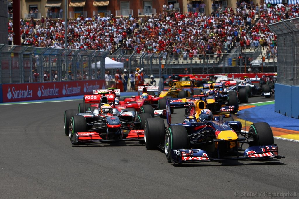 GP Europa, Gara, partenza 