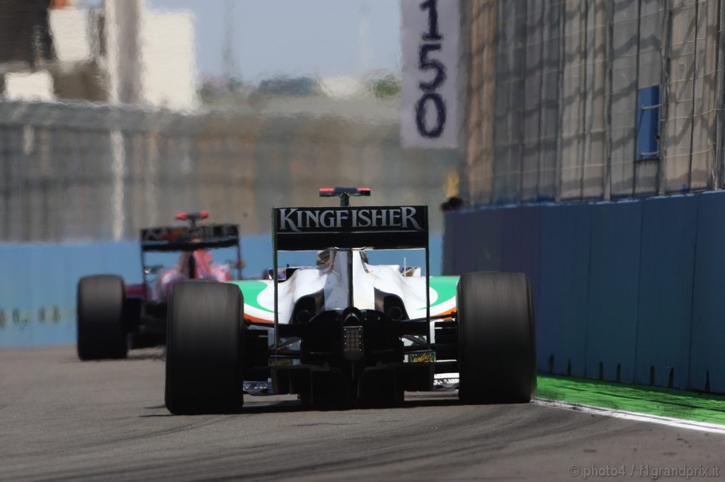 GP Europa, Gara, Adrian Sutil (GER), Force India F1 Team, VJM03 