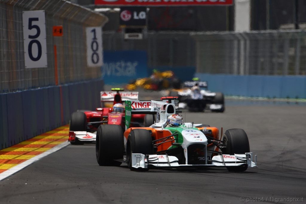 GP Europa, Gara, Adrian Sutil (GER), Force India F1 Team, VJM03 