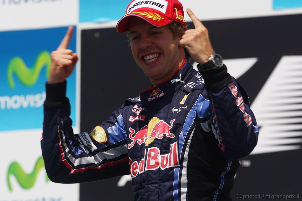 GP Europa, Gara, Sebastian Vettel (GER), Red Bull Racing, RB6 vincitore 
