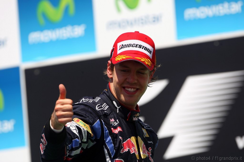 GP Europa, Gara, Sebastian Vettel (GER), Red Bull Racing, RB6 vincitore 