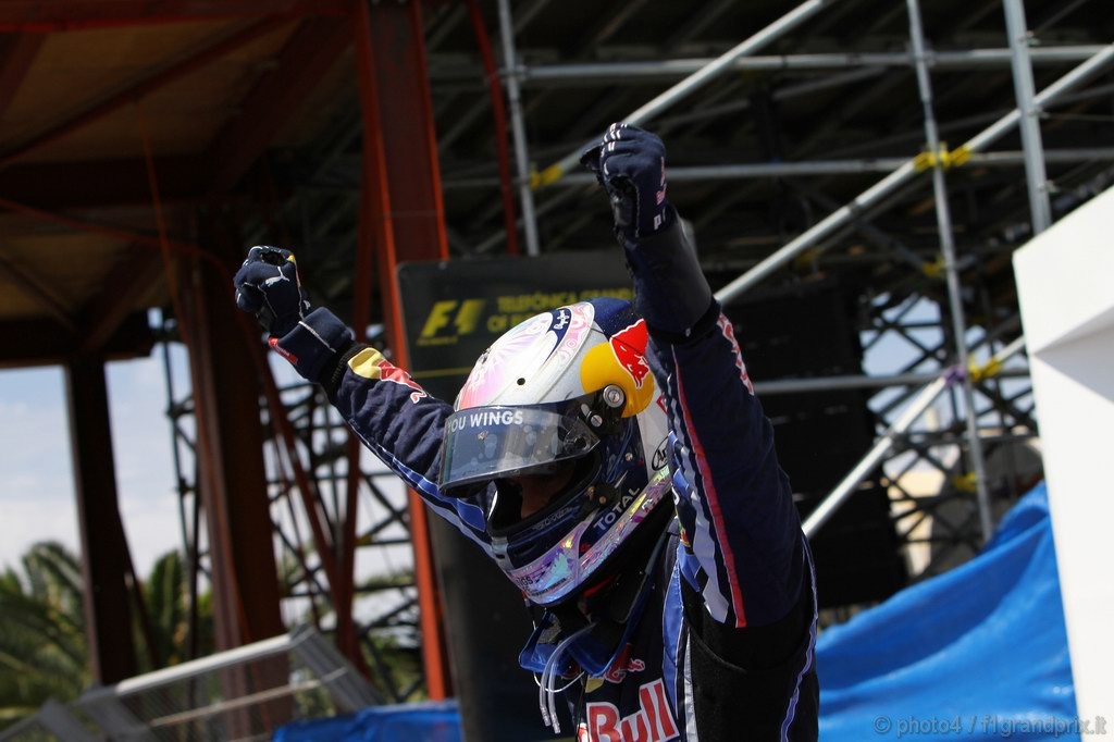 GP Europa, Gara, Sebastian Vettel (GER), Red Bull Racing, RB6 vincitore 