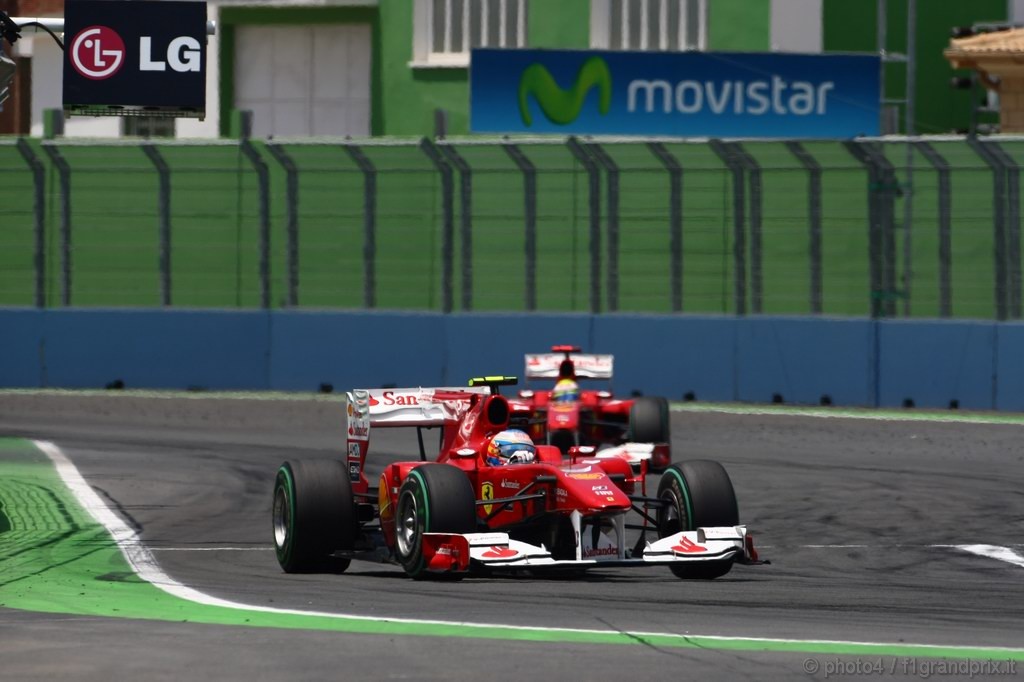GP Europa, Gara, Fernando Alonso (ESP), Ferrari, F10 
