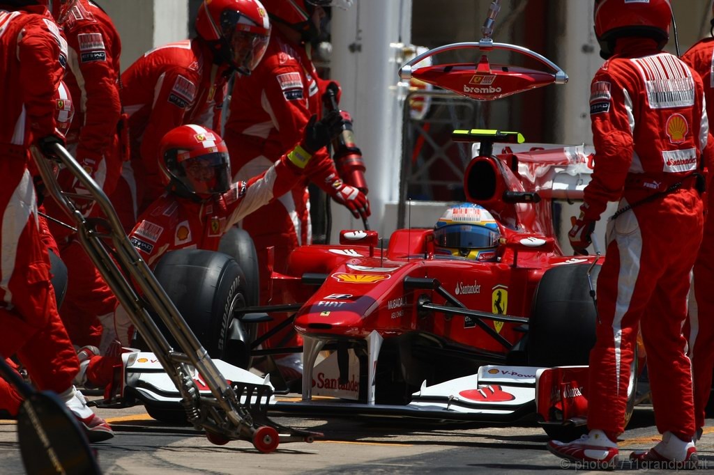 GP Europa, Gara, Fernando Alonso (ESP), Ferrari, F10 