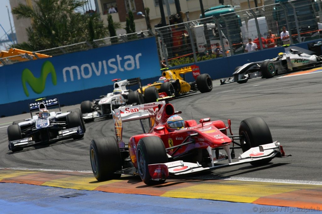 GP Europa, Gara, Fernando Alonso (ESP), Ferrari, F10 