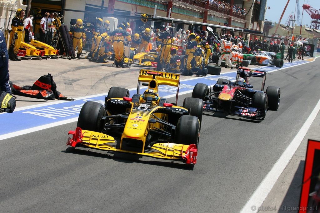 GP Europa, Gara, Robert Kubica (POL), Renault F1 Team, R30 