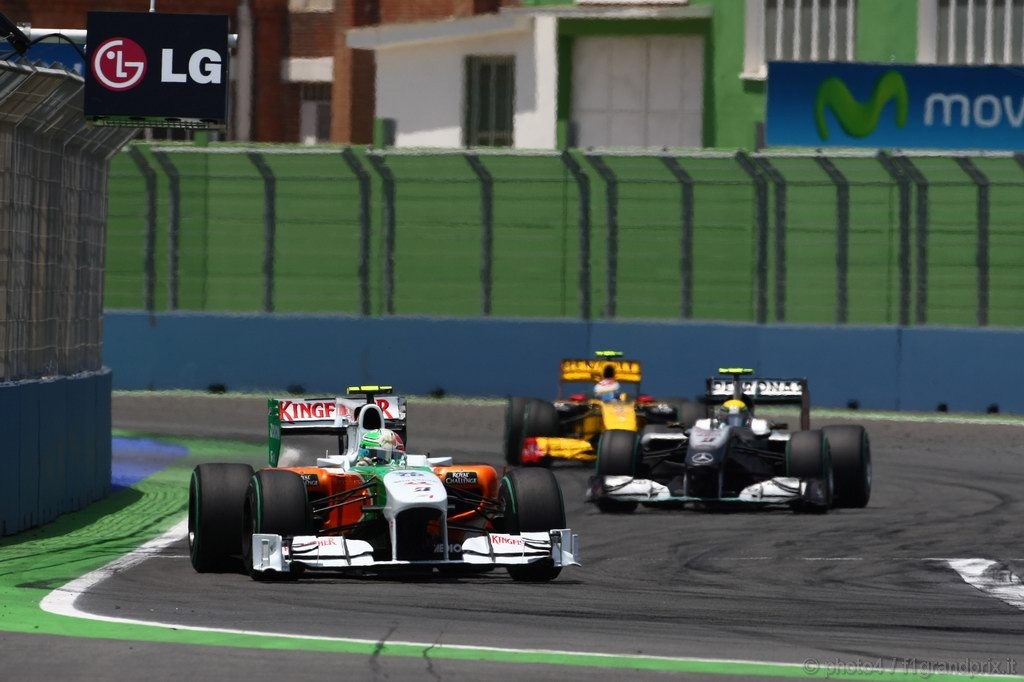 GP Europa, Gara, Vitantonio Liuzzi (ITA), Force India F1 Team, VJM03 