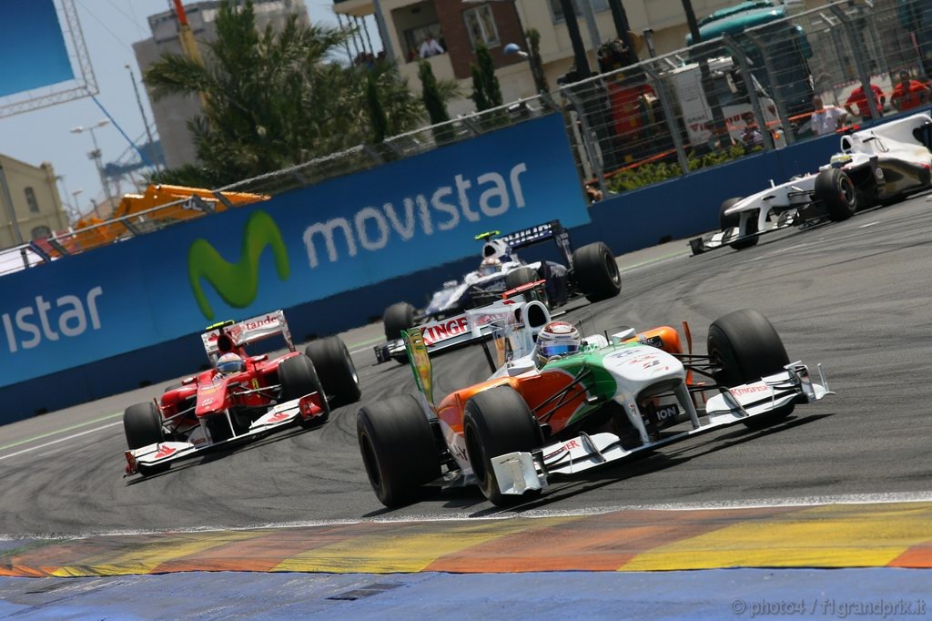 GP Europa, Gara, Adrian Sutil (GER), Force India F1 Team, VJM03 