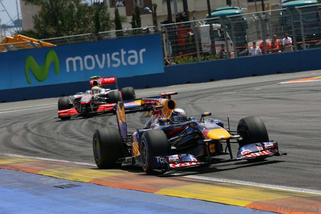 GP Europa, Gara, Sebastian Vettel (GER), Red Bull Racing, RB6 