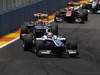 GP Europa, Gara, Nico Hulkenberg (GER), Williams, FW32 davanti a Mark Webber (AUS), Red Bull Racing, RB6 