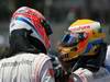 GP Europa, Gara, Lewis Hamilton (GBR), McLaren  Mercedes, MP4-25 secondo e Jenson Button (GBR), McLaren  Mercedes, MP4-25 terzo 